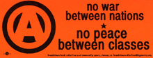 No War Between Nations sticker image