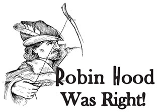 Robin Hood Was Right! T Shirt detail image