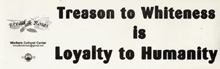 Treason to Whiteness sticker image