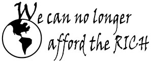 We Can No Longer Afford The Rich T Shirt detail image